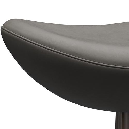 [product_category]-Fritz Hansen The Egg Footstool Leather, Brown Bronze/Essential Lava-Fritz Hansen-3127-STLAVA-BBBASE-FRI-4