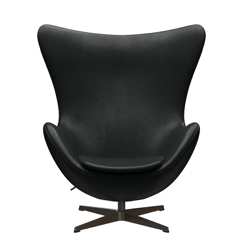 Fritz Hansen The Egg Lounge Stol, Brown Bronze/Grace Black