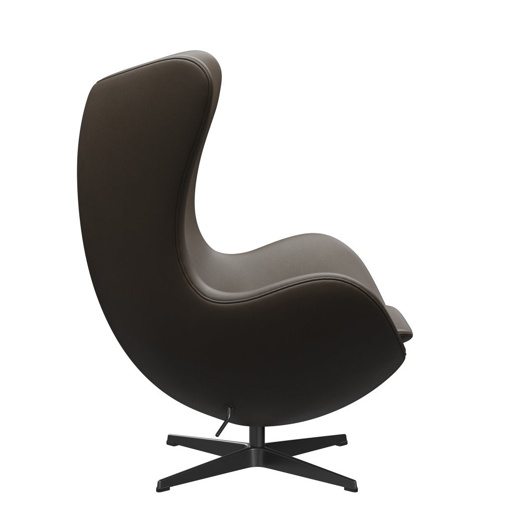 Fritz Hansen The Egg Lounge Chaulet, piedra negra/esencial