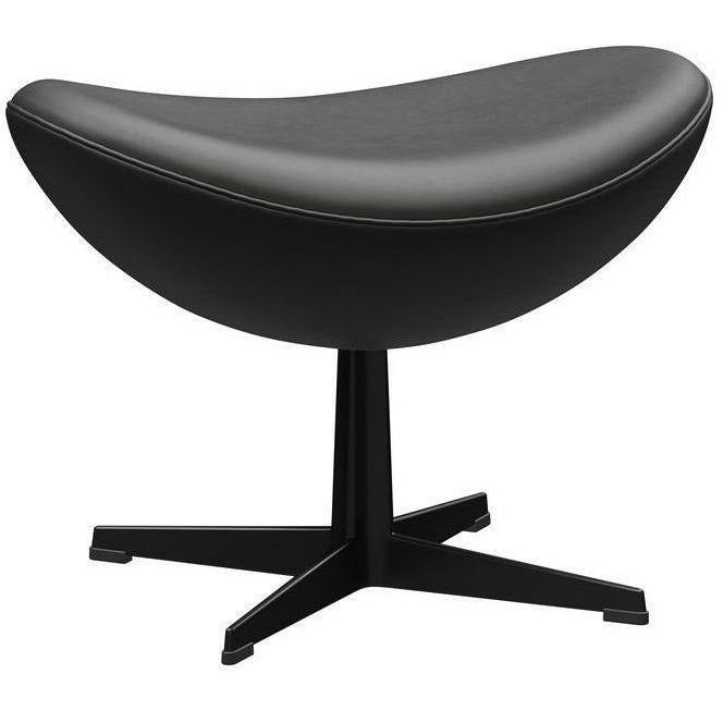 [product_category]-Fritz Hansen The Egg Stool Leather, Black/Essential Black-Fritz Hansen-3127-Essential-Black-Black-FRI-1