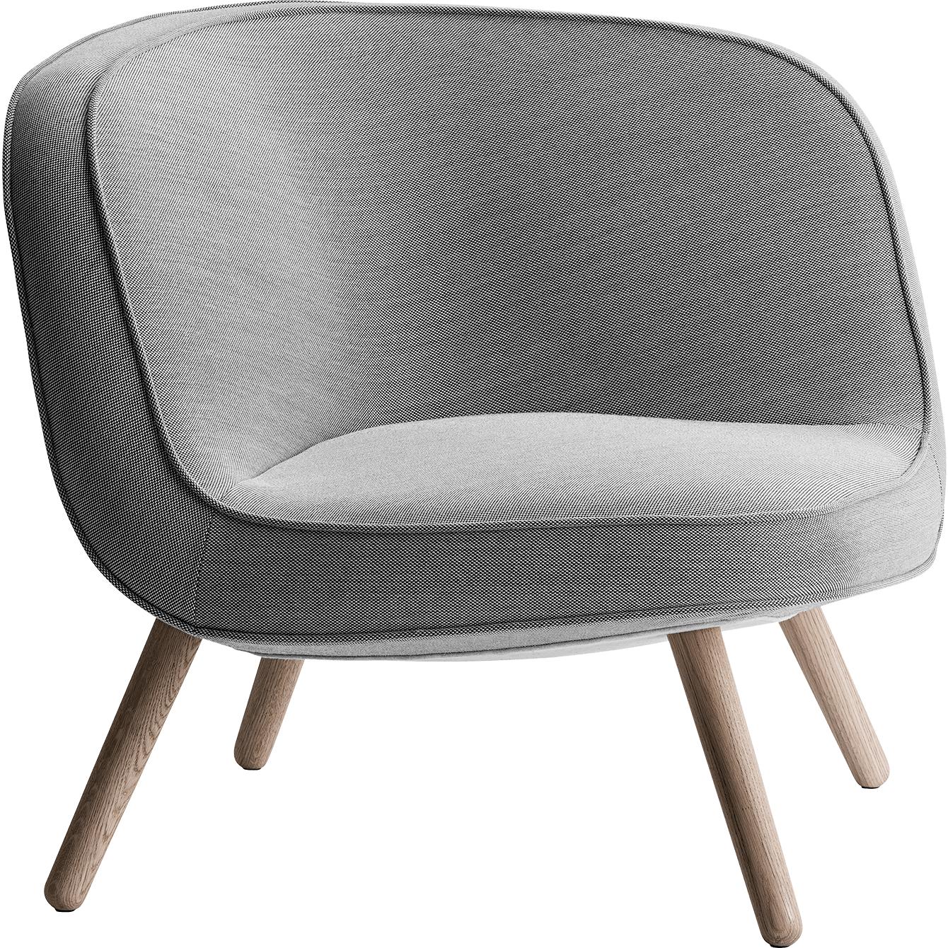 Fritz Hansen Via57 Lounge Chair, Steelcut Trio Salt &amp; Peber