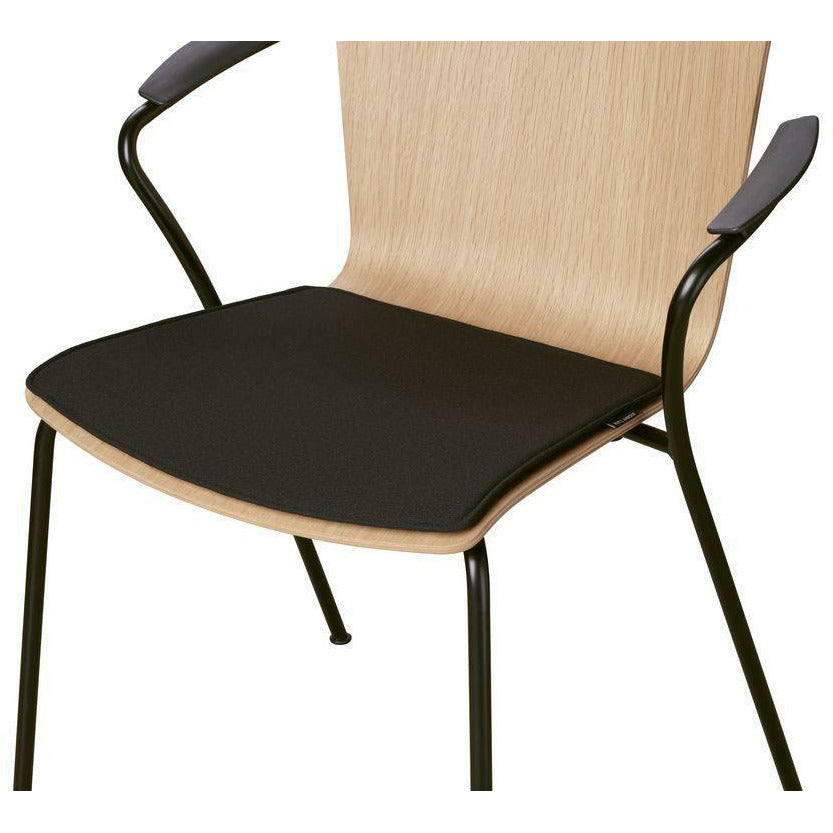 Fritz Hansen Vico dúo de asiento de asiento, negro