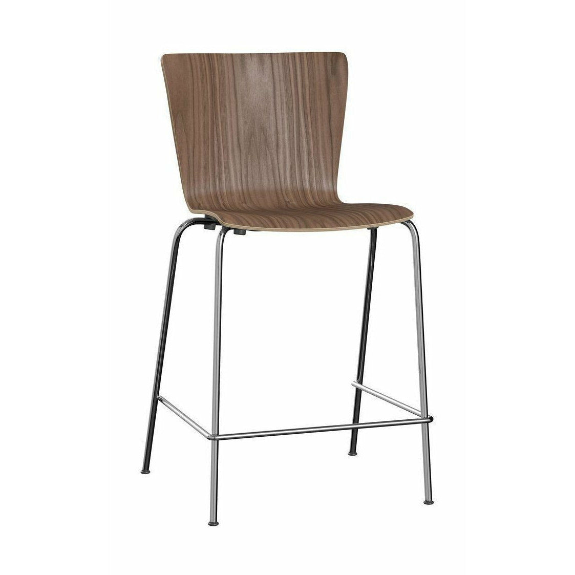 Fritz Hansen Vico Duo VM116 Stoel Walnut, Chrome/Walnut