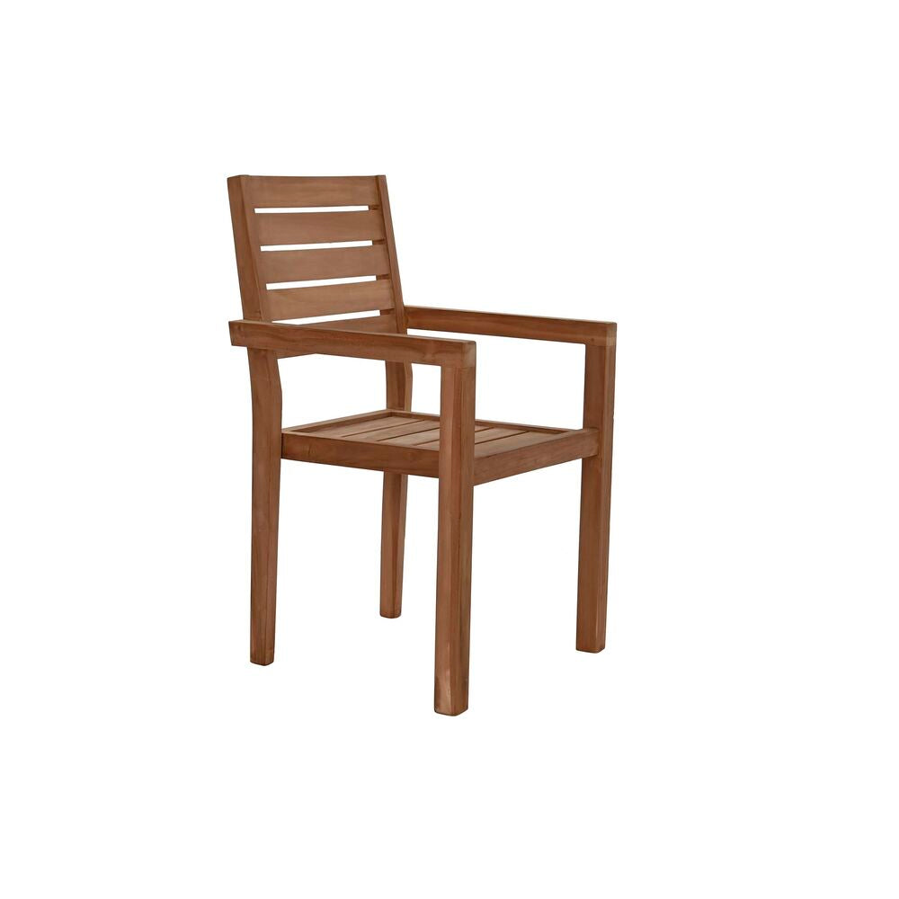 [product_category]-Garden chair DKD Home Decor Brown Teak 58 x 48 x 91 cm (58 x 48 x 91-Bigbuy-S3033155-2