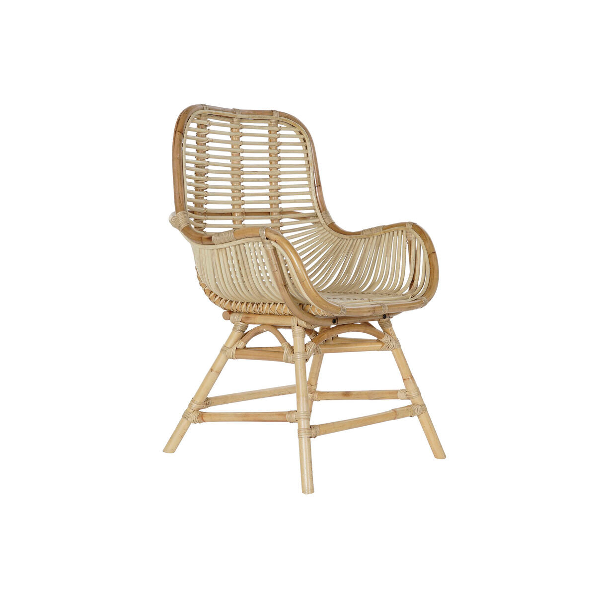 [product_category]-Garden chair DKD Home Decor Multicolour Natural Rattan 61 x 58 x 92 cm-Bigbuy-S3023101-2