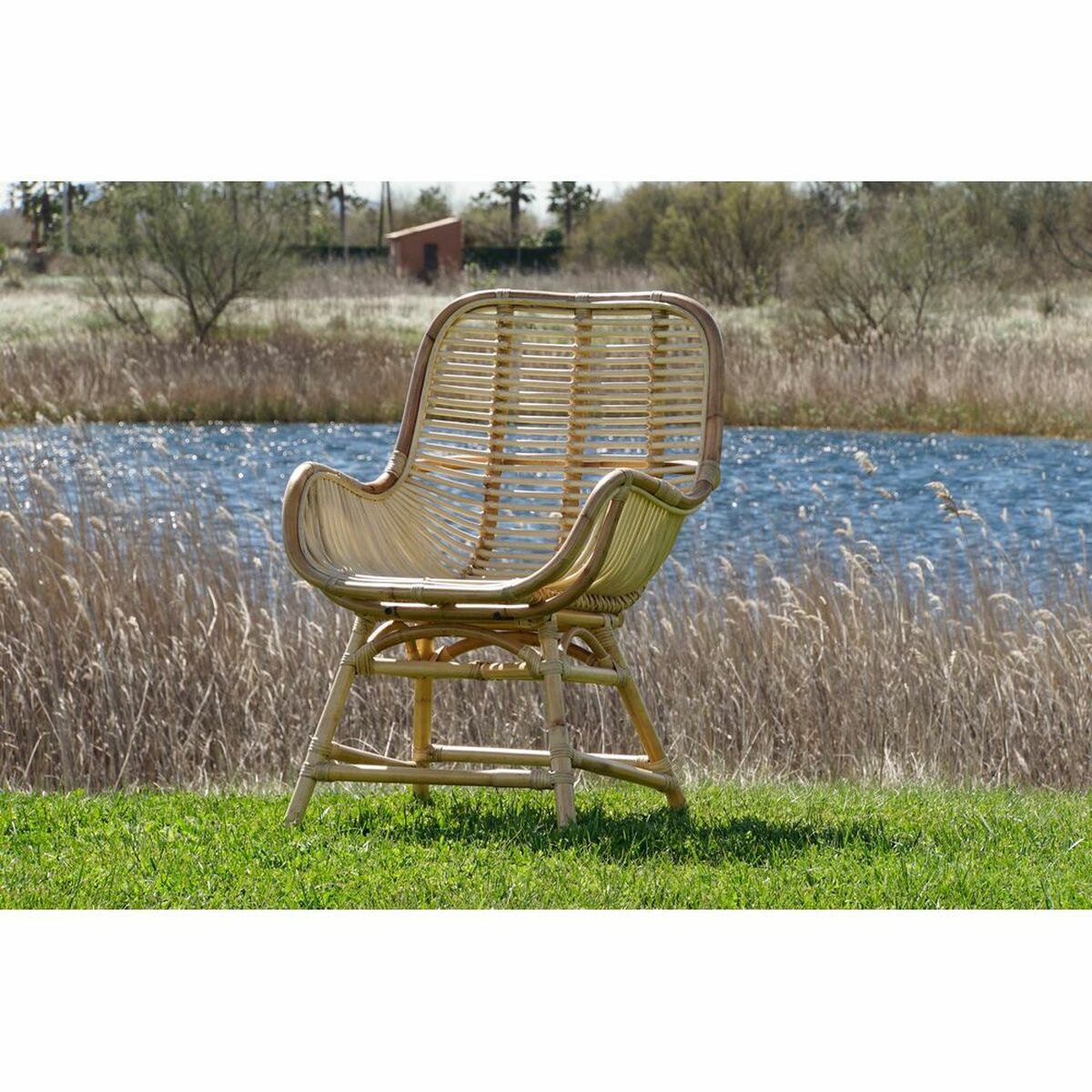 [product_category]-Garden chair DKD Home Decor Multicolour Natural Rattan 61 x 58 x 92 cm-Bigbuy-S3023101-4