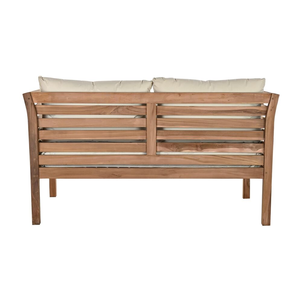 [product_category]-Garden sofa DKD Home Decor Brown Teak Cotton (155 x 85 x 70 cm)-Bigbuy-S3033152-7