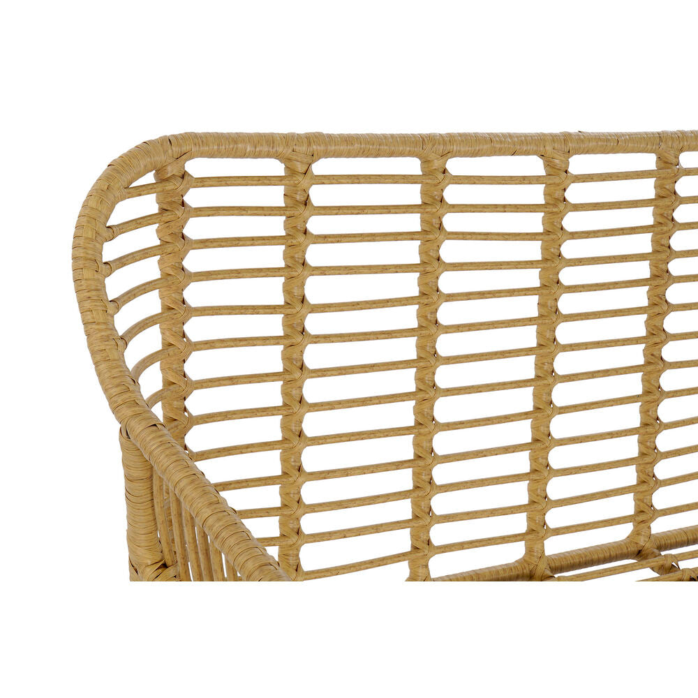 [product_category]-Garden sofa DKD Home Decor Metal synthetic rattan Rattan (116 x 55 x-Bigbuy-S3012800-4