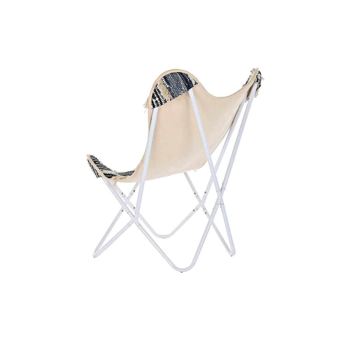 [product_category]-Garden sofa DKD Home Decor White Black Iron 74 x 65 x 90 cm-Bigbuy-S3032024-4