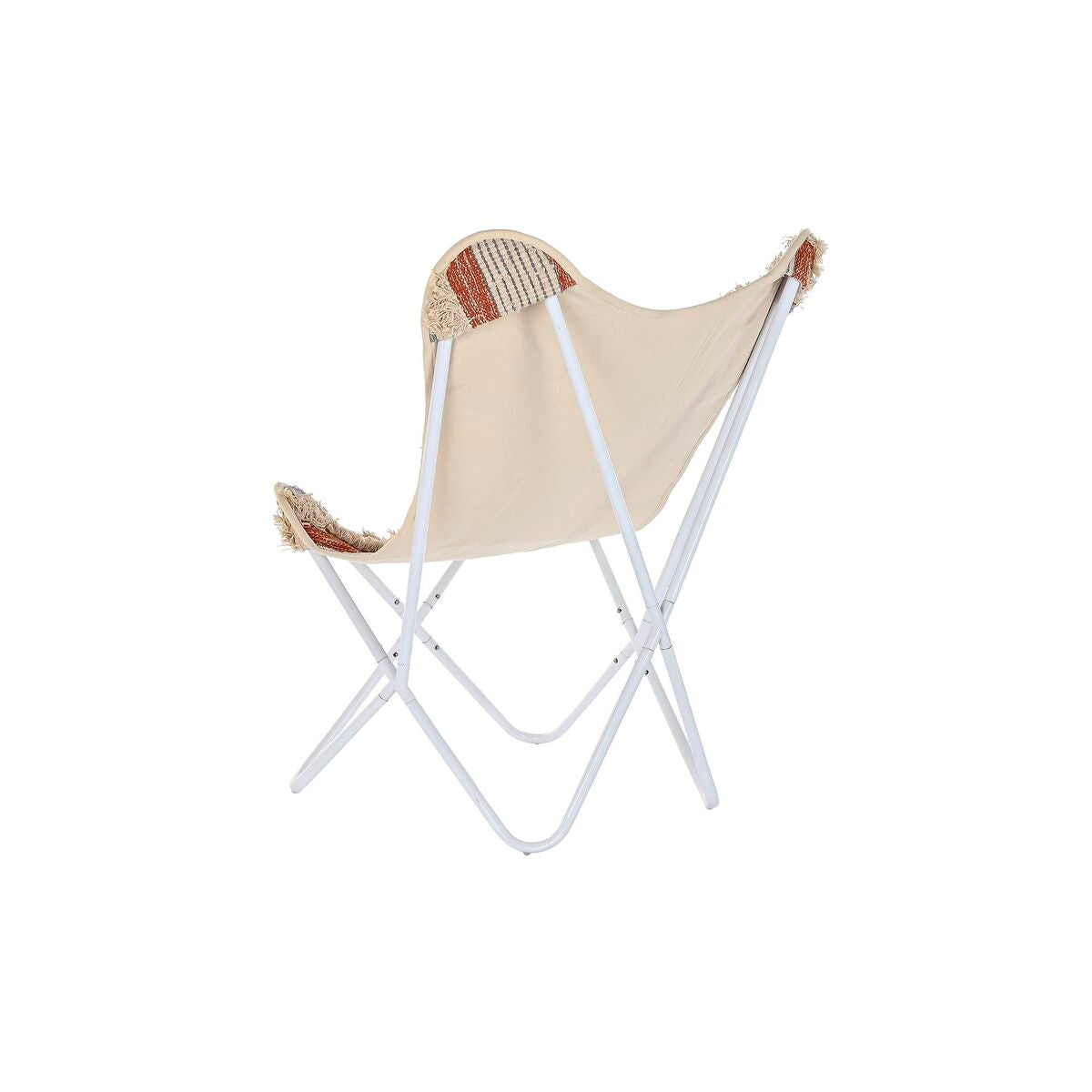 [product_category]-Garden sofa DKD Home Decor White Orange Iron 74 x 65 x 90 cm-Bigbuy-S3032039-8
