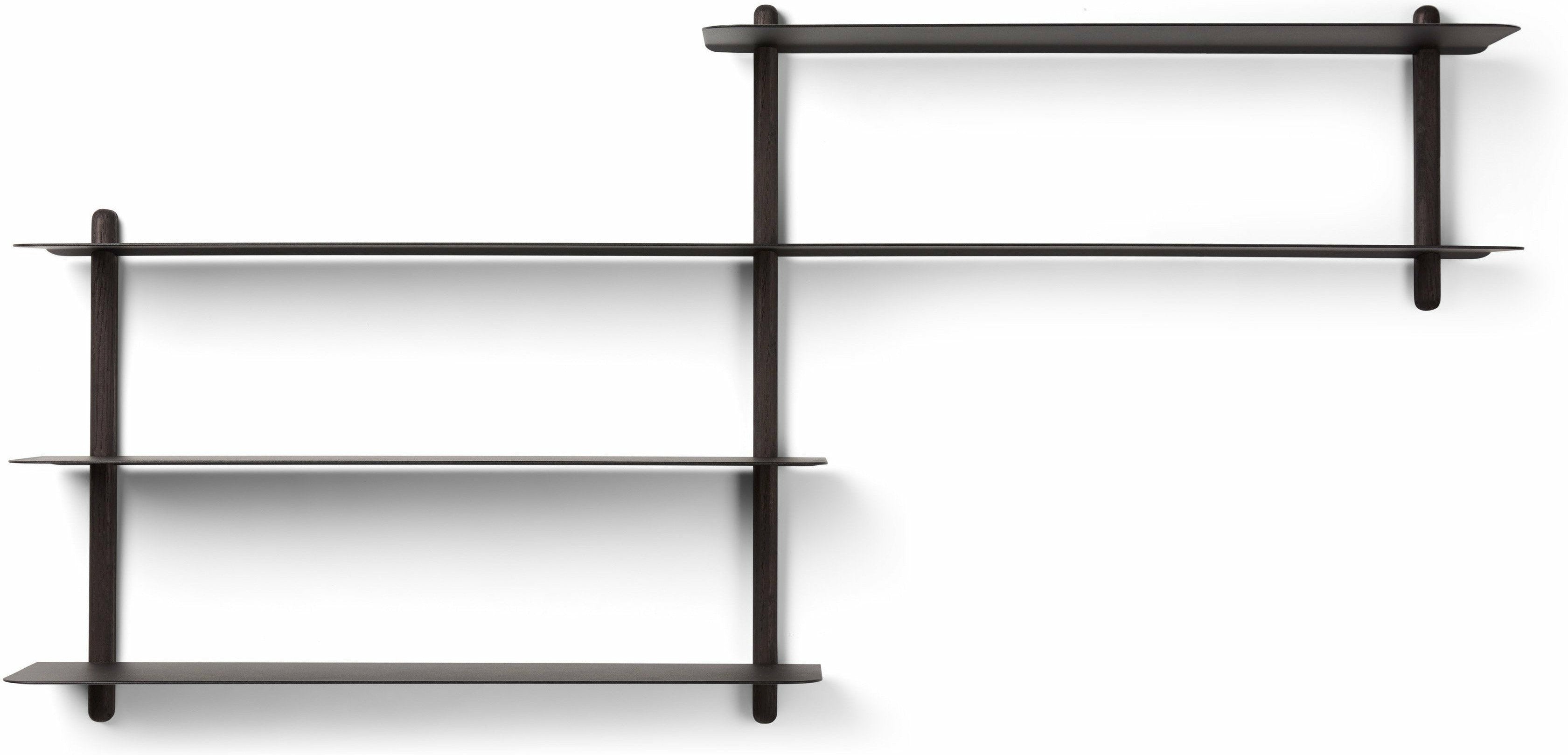 [product_category]-Gejst Nivo Shelf B Black Ash/Black, 59cm-Gejst-5712731201100-20110-GEJ-1