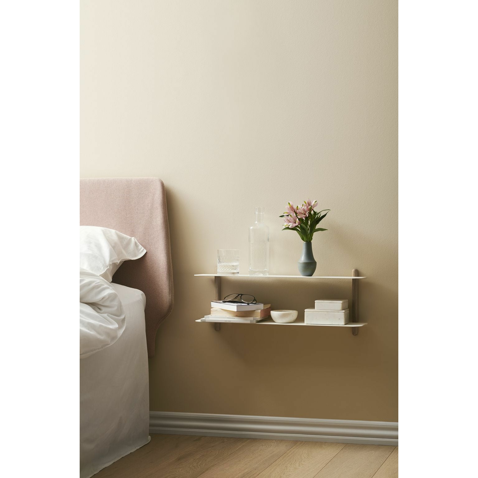 Gejst Nivo Shelf F, Light Oak/White