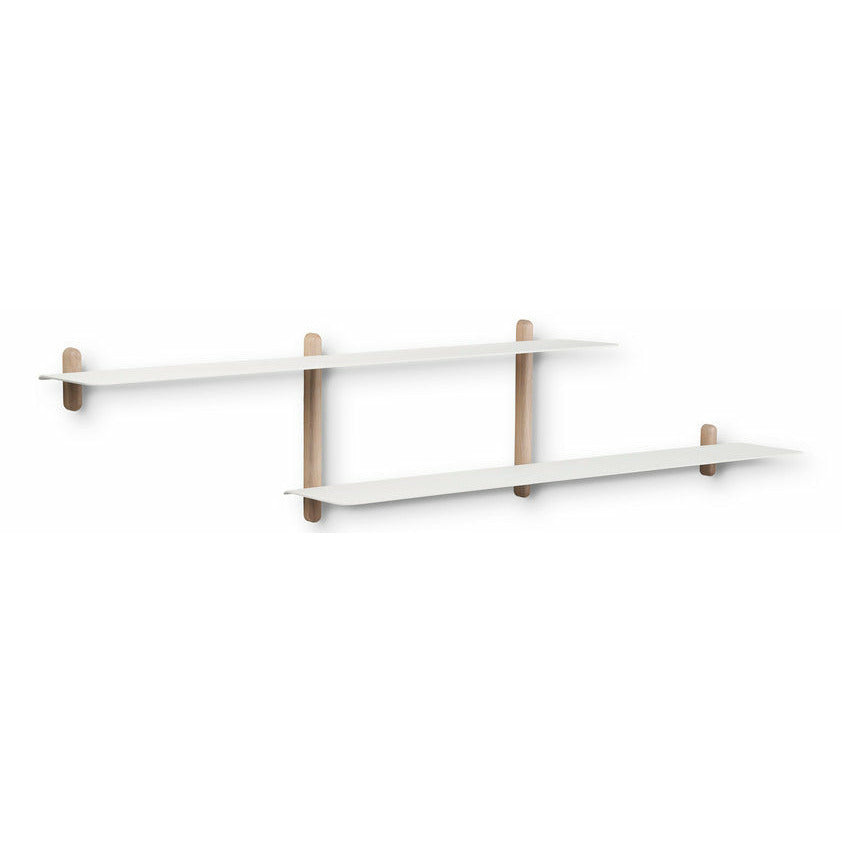 Gejst Nivo Shelf H, chêne léger / blanc