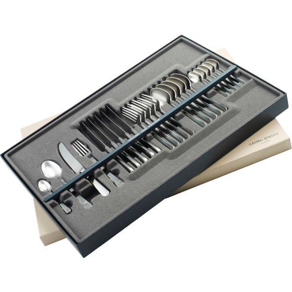 [product_category]-Georg Jensen Copenhagen Cutery Matt, 24 Piece Set-Georg Jensen-5705140283300-3340524-GEO-3