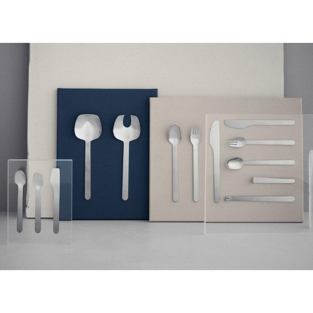 [product_category]-Georg Jensen Copenhagen Cutlery Matt, 16 Piece Set-Georg Jensen-5705145093690-3340516-GEO-2