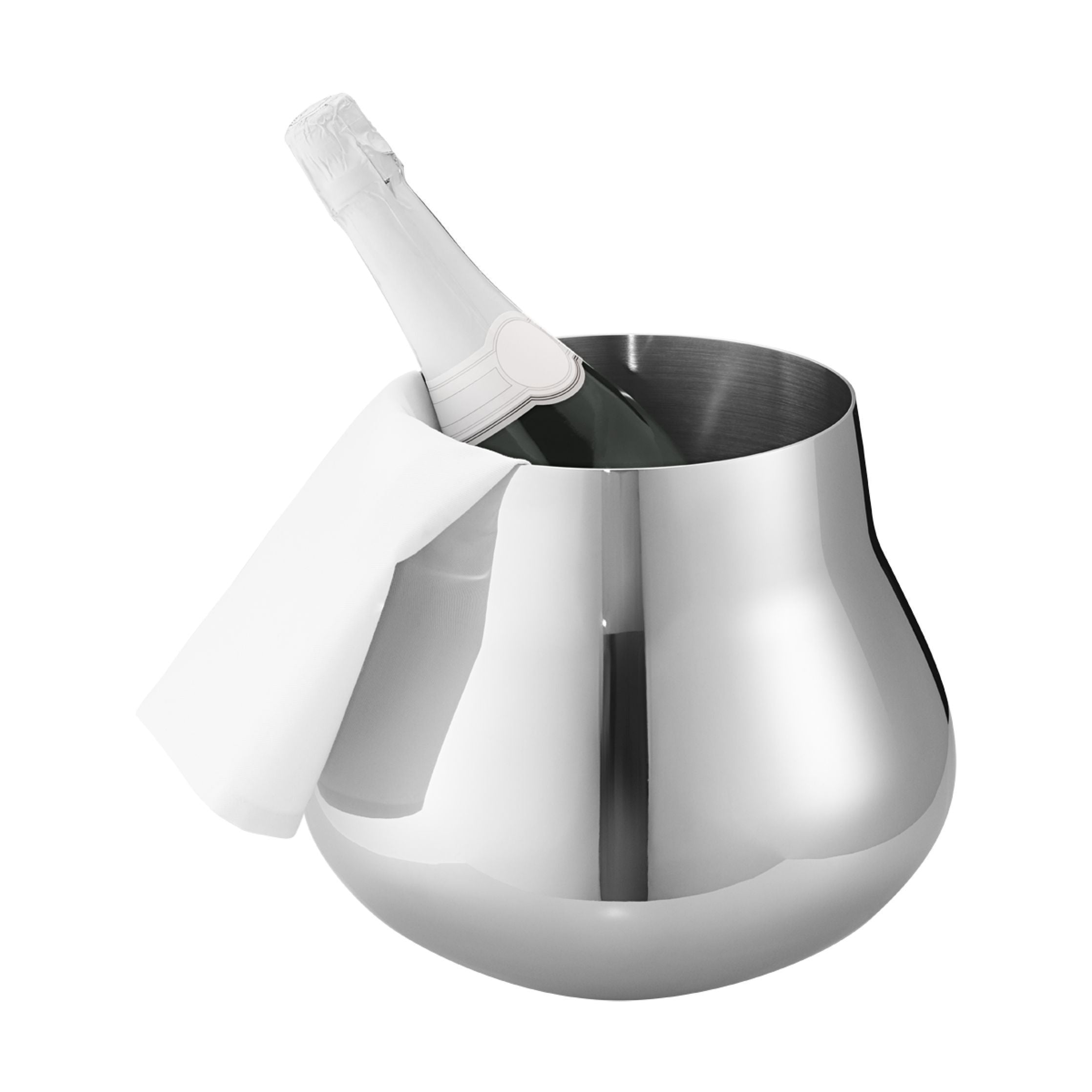 [product_category]-Georg Jensen Sky Champagne Cooler/Wine Cooler Stainless Steel, 7.5 L-Georg Jensen-5713275209560-10019302-GEO-2