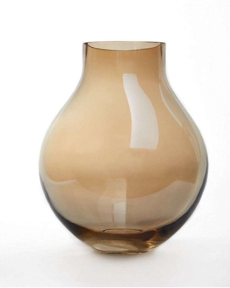 [product_category]-glass vase in bulb shape,series: ENVIE-Harlequin Poplar-GO-ENV36GO-1