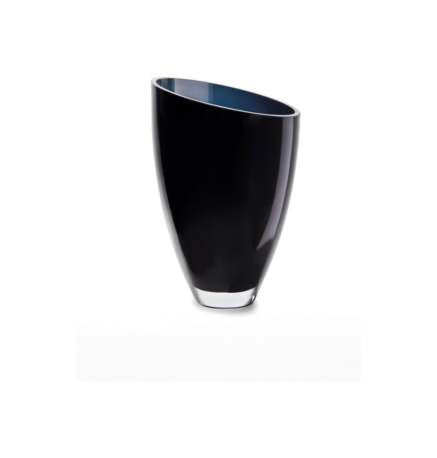 vaso de vidro de forma parabólica inversa distorcida, com vidro de luxo com 9 mm de 9 mm