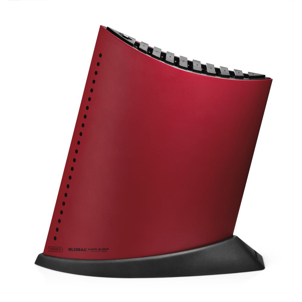 [product_category]-Global Gkb 52/Cr Knife Block Oval, S Size, Red For 9 Knives-Global-4943691052247-1740-GLO-1