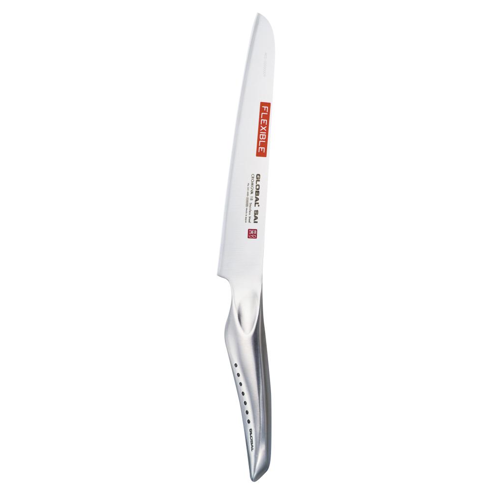 Global Sai M05 Couteau à Filet Flexible, 17 cm