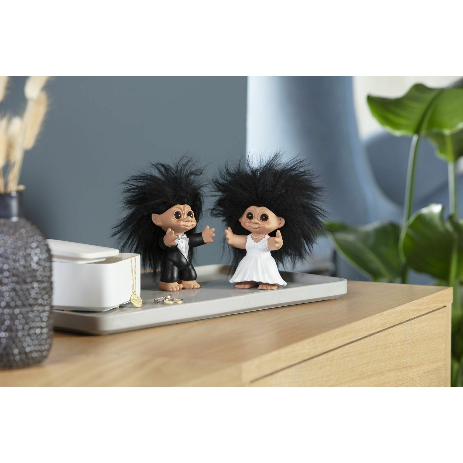 [product_category]-Goodlucktroll Bridal Couple, 9 Cm-Goodlucktroll-5711336030276-93739-GOO-7