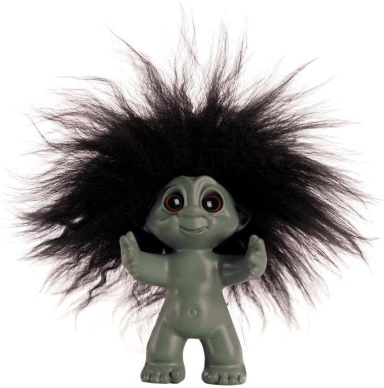 GoodluckTroll Green / Black Hair, 9cm