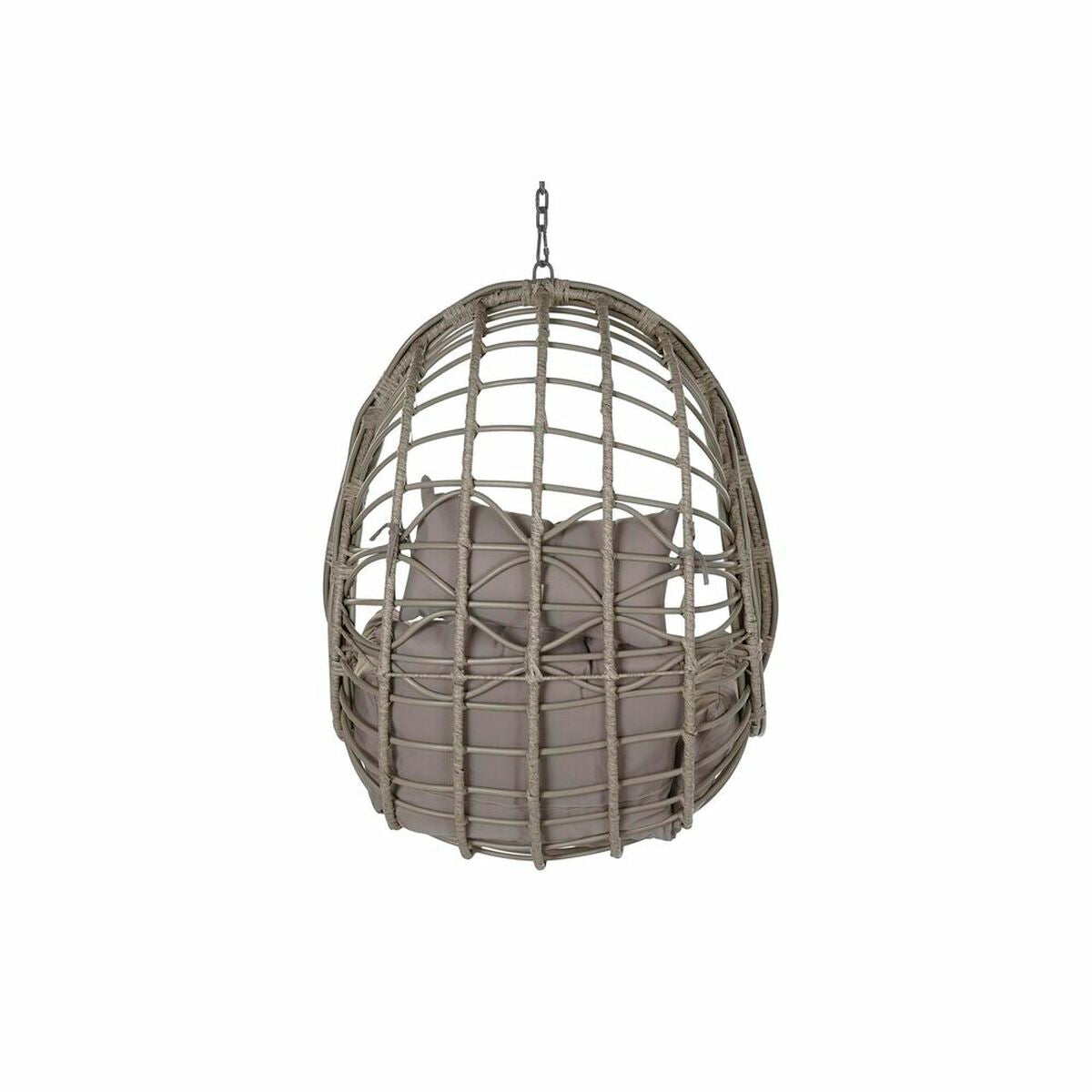 [product_category]-Hanging garden armchair DKD Home Decor 90 x 70 x 110 cm Grey synthetic-Bigbuy-S3033149-6