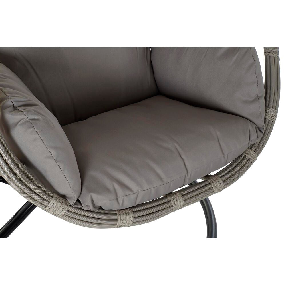 [product_category]-Hanging garden armchair DKD Home Decor 90 x 70 x 110 cm Grey synthetic-Bigbuy-S3033149-9