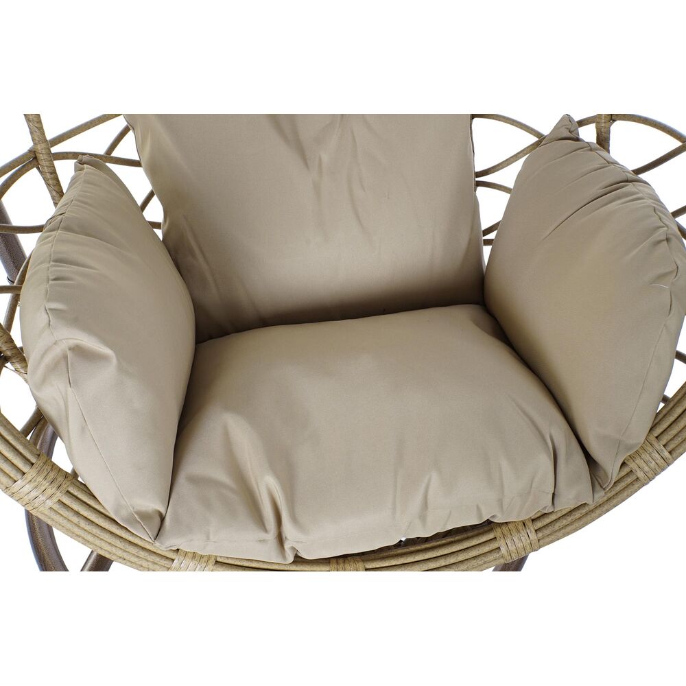 [product_category]-Hanging garden armchair DKD Home Decor Brown Beige Light brown-Bigbuy-S3033148-4