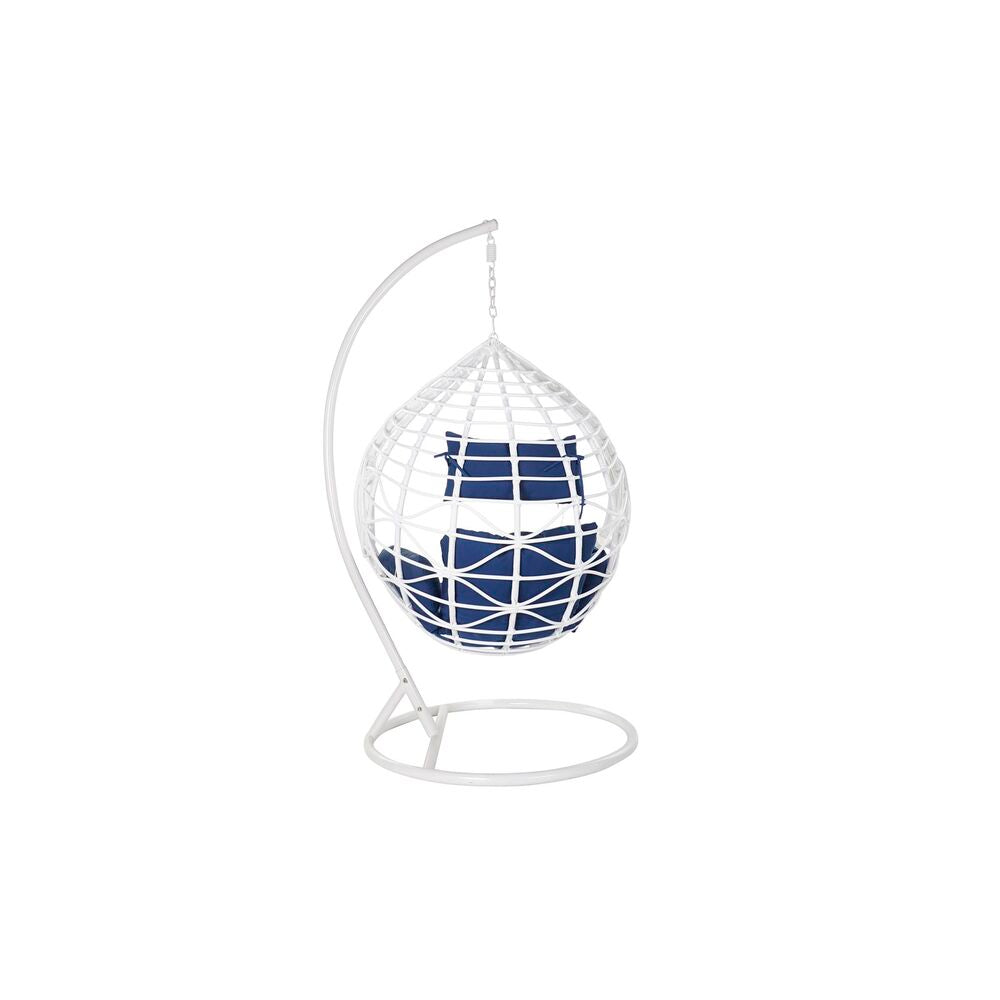 [product_category]-Hanging garden armchair DKD Home Decor Navy Blue White Aluminium-Bigbuy-S3033143-10