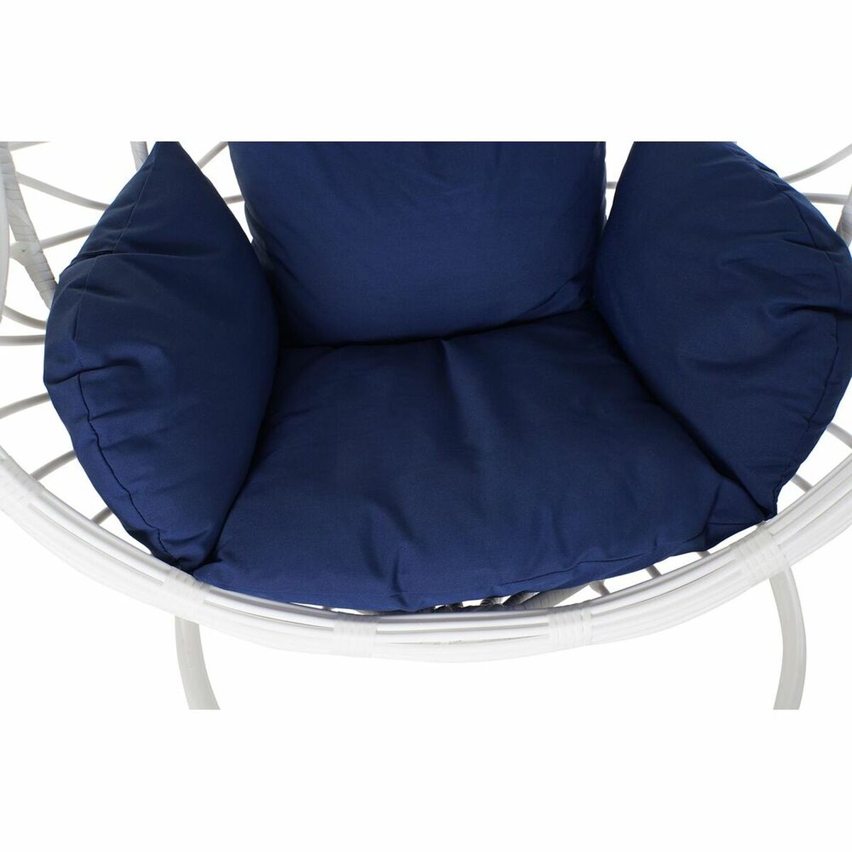 [product_category]-Hanging garden armchair DKD Home Decor Navy Blue White Aluminium-Bigbuy-S3033143-12