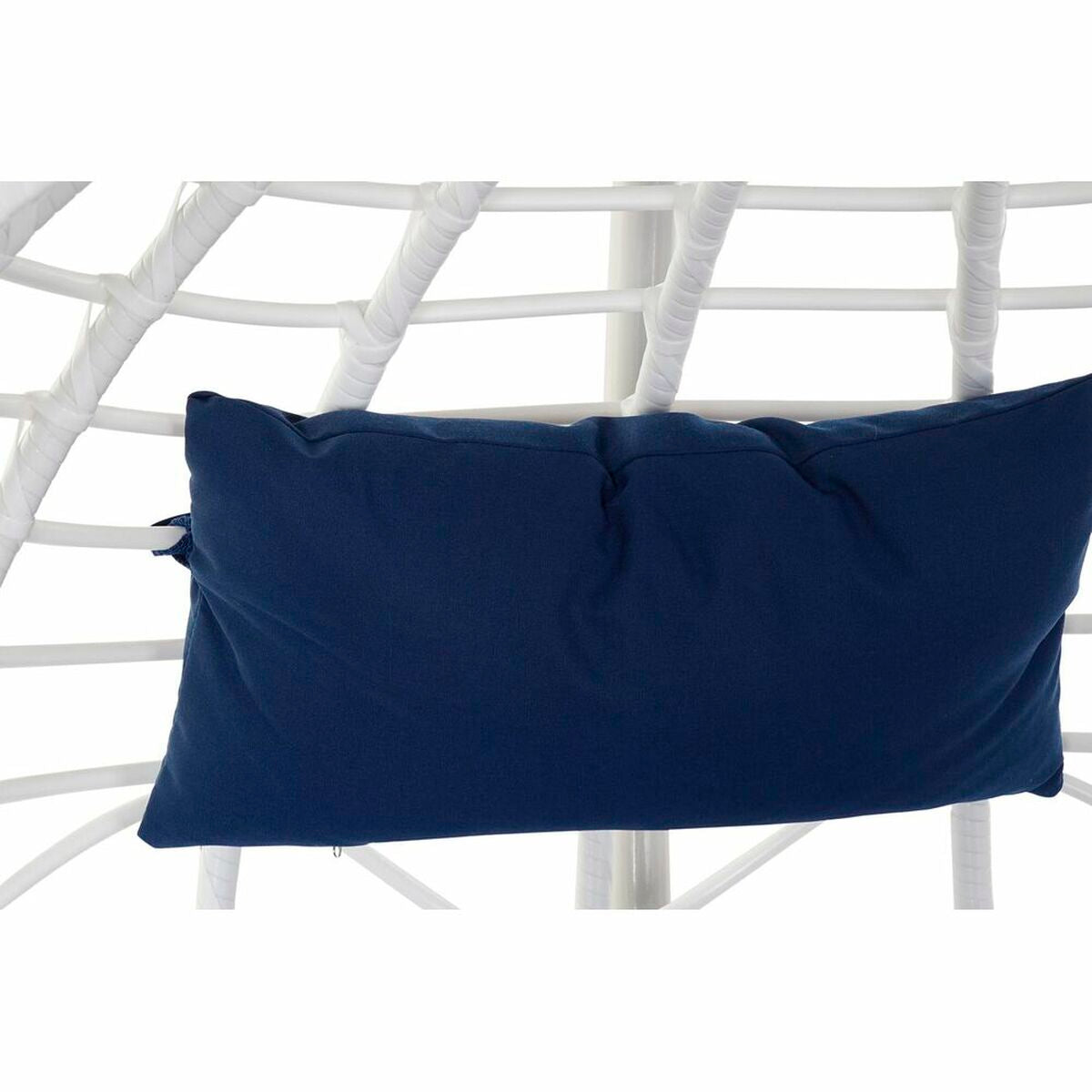 [product_category]-Hanging garden armchair DKD Home Decor Navy Blue White Aluminium-Bigbuy-S3033143-3