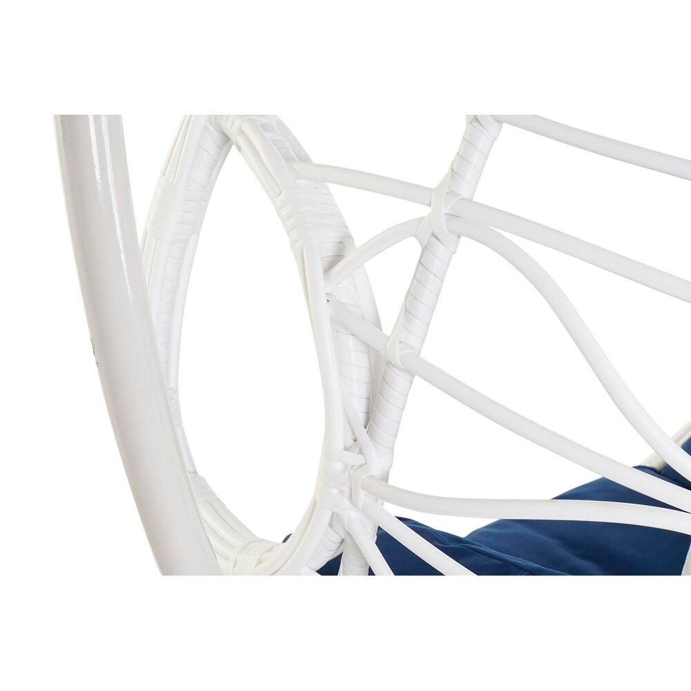 [product_category]-Hanging garden armchair DKD Home Decor Navy Blue White Aluminium-Bigbuy-S3033143-7