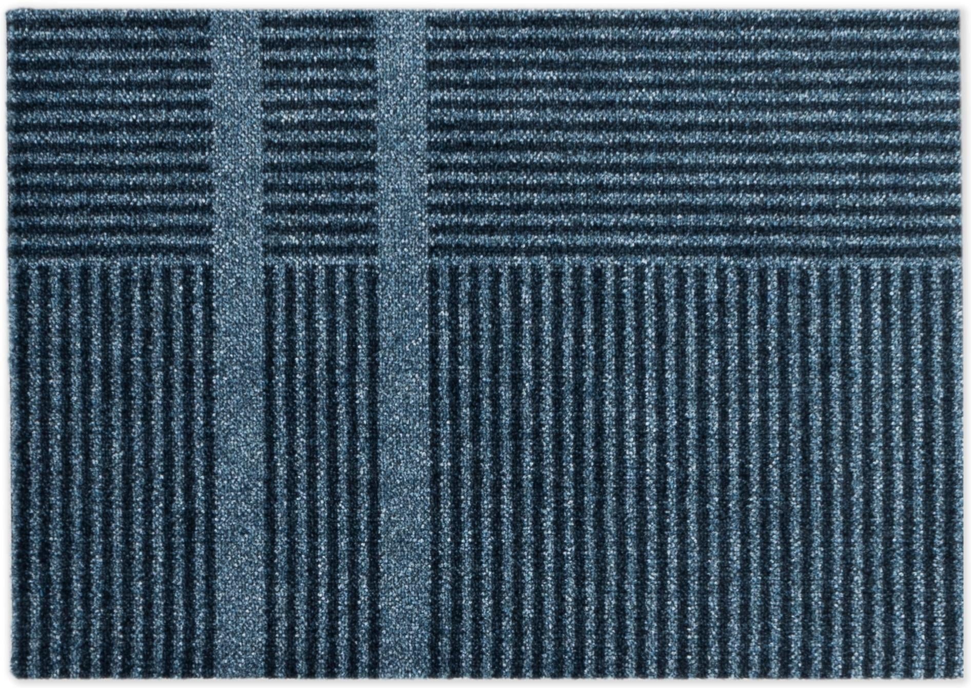 Heymat's Doormat Løype Stormy Blue, 60x85 cm