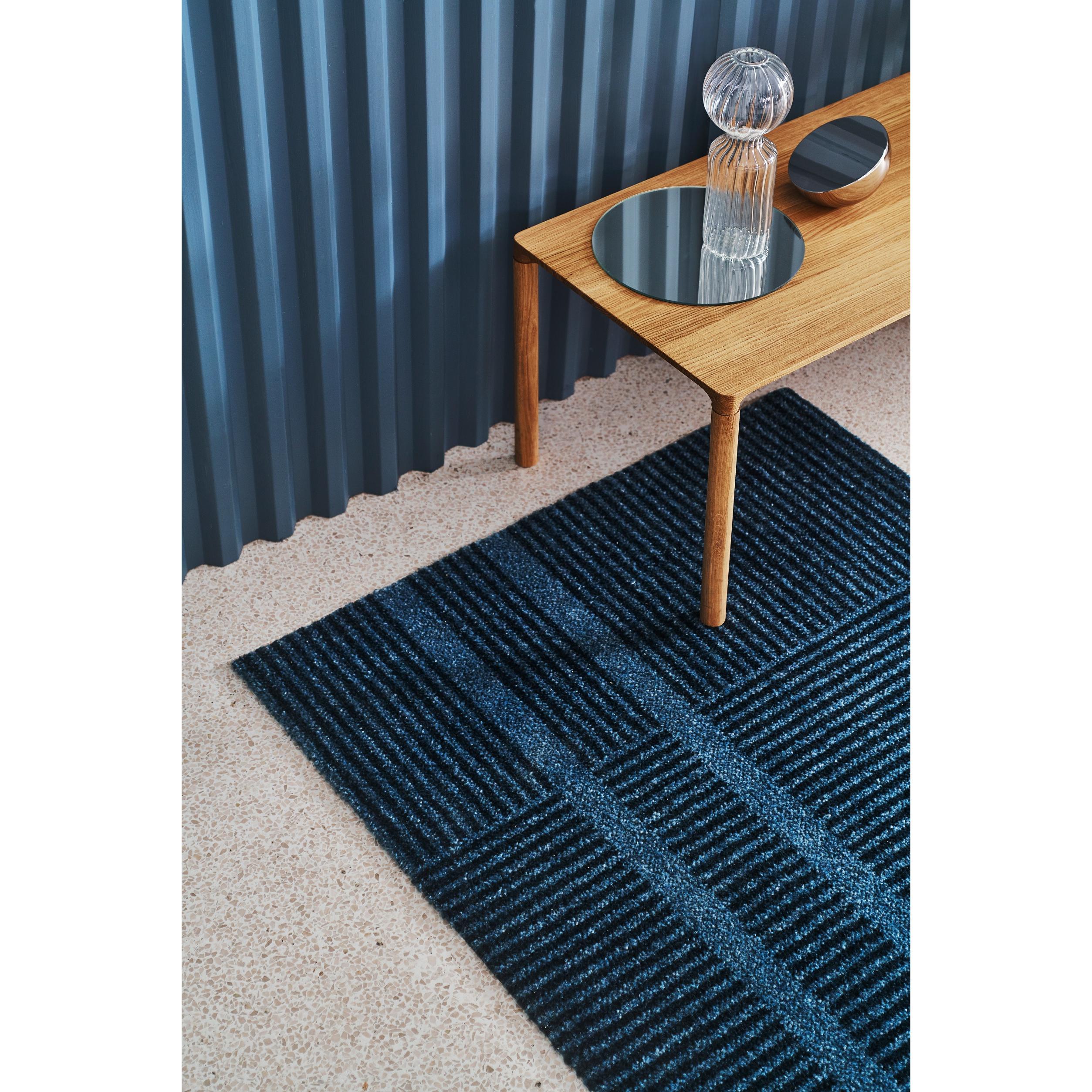 HEYMAT DOORMAT Løype Stormy Blue, 60x85cm