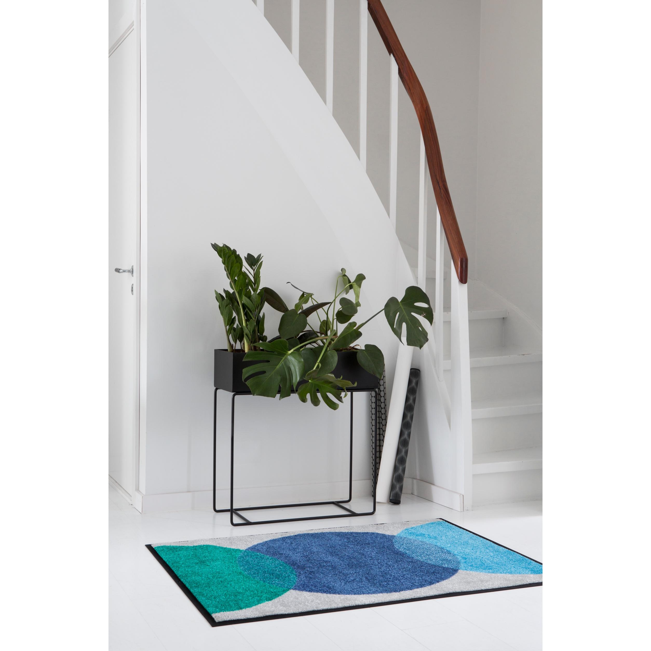 HEYMAT DOORMAT SPOT BLUE, 85X115CM