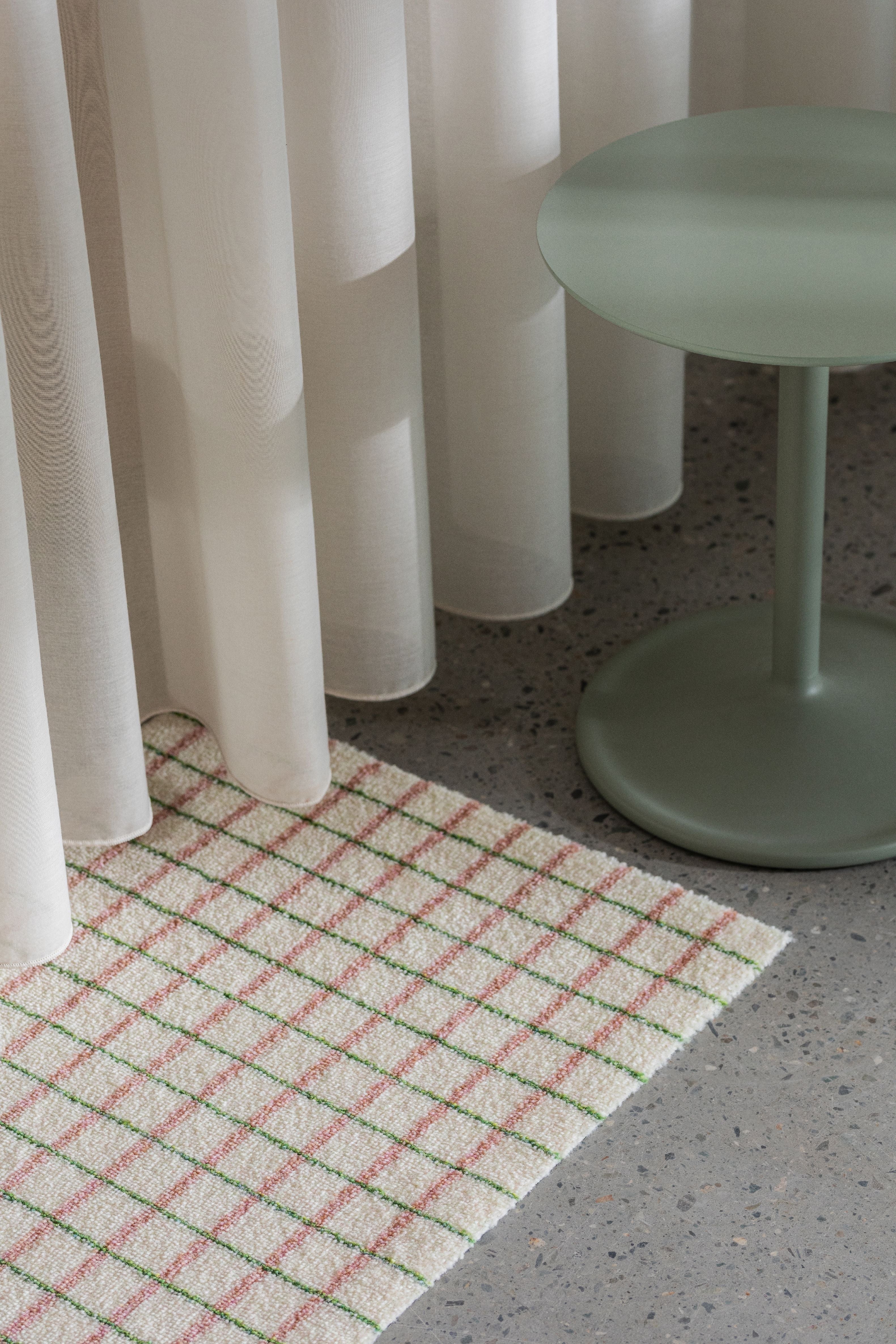 [product_category]-Heymat Grid Doormat Lime Candycane, 85x115 Cm-Heymat-7090040581808-57552-HEY-2