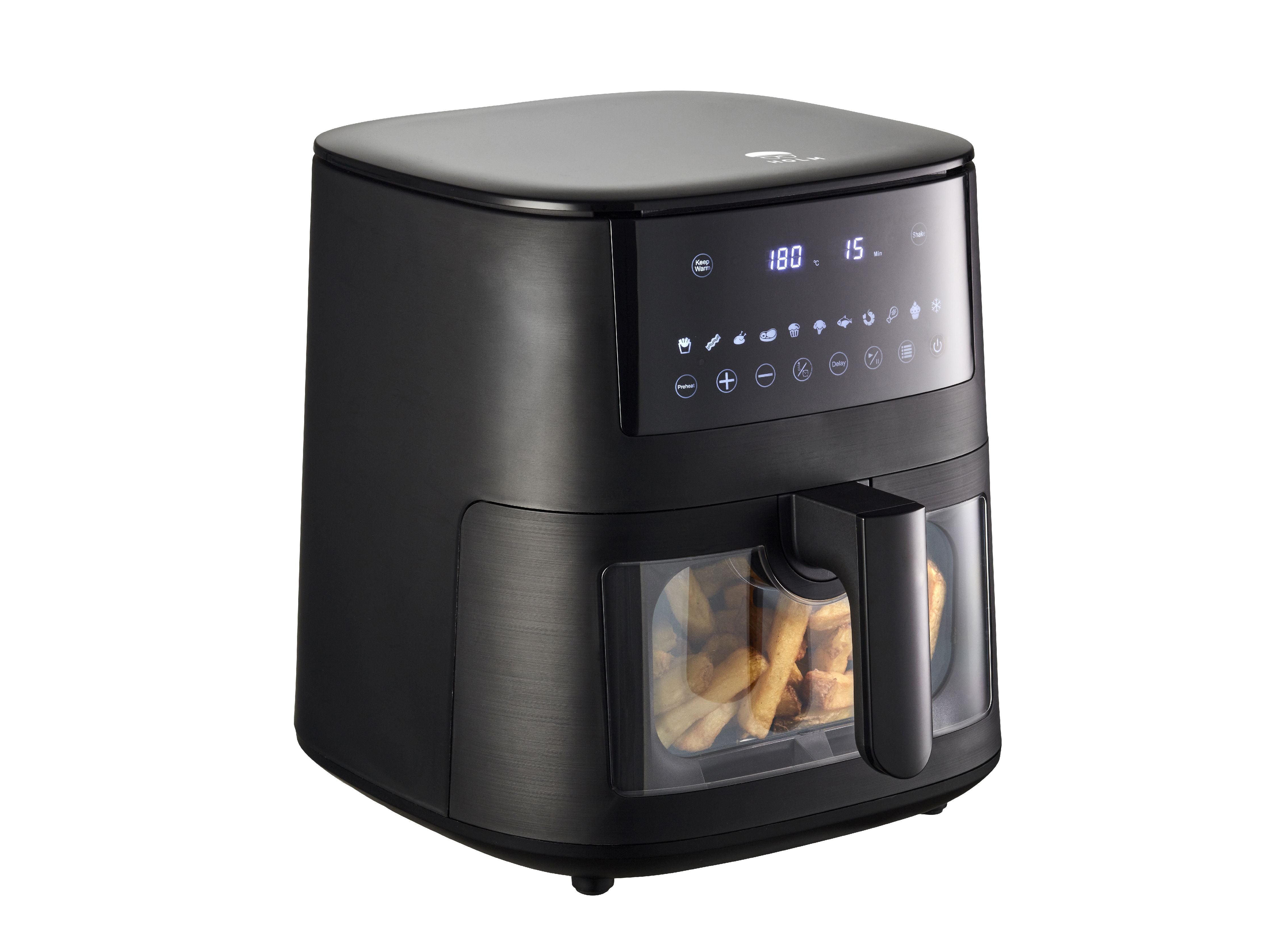 [product_category]-Holm Air Fryer With Viewing Window 6,5 Liter 1650 Watt Matt Black-Holm-5722000319825-31982-HOL-3