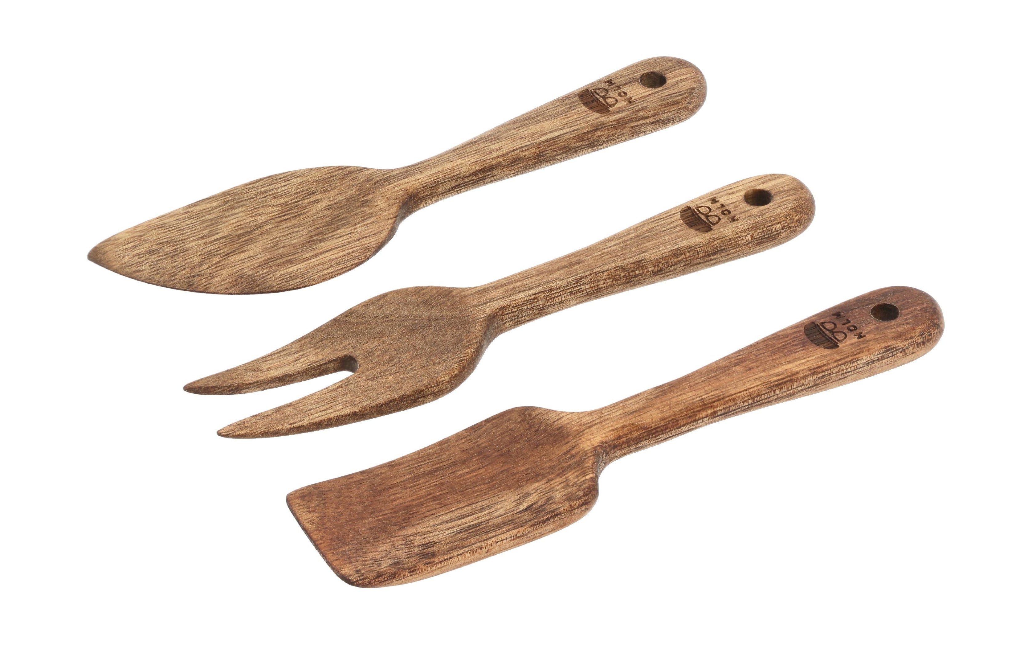 [product_category]-Holm Cheese Knife Set Of 3, Acacia Wood-Holm-5722000281900-28190-HOL-1