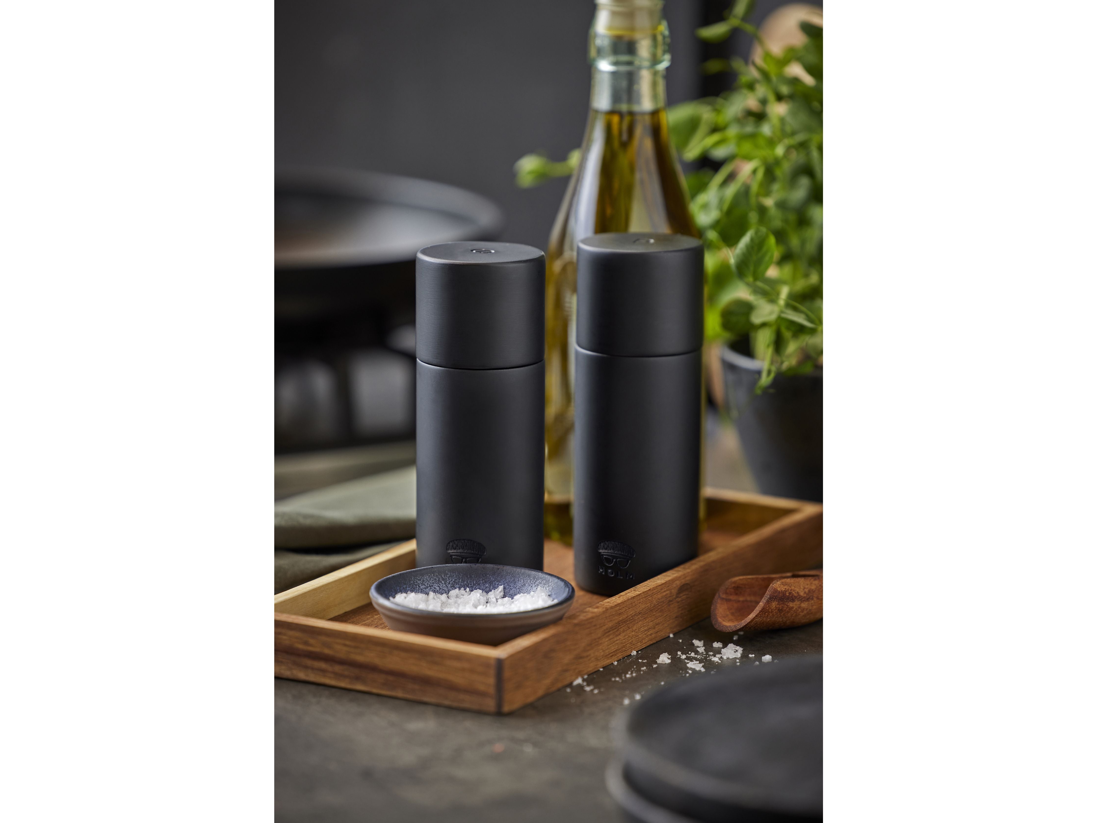 [product_category]-Holm Salt And Pepper Grinder Set, Black-Holm-5722000295372-29537-HOL-3