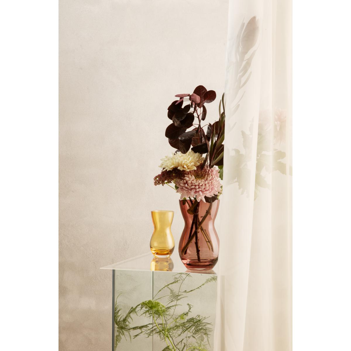 [product_category]-Holmegaard Calabas Vase 16 Cm, Amber-Holmegaard-5706422107031-4300520-HOL-6