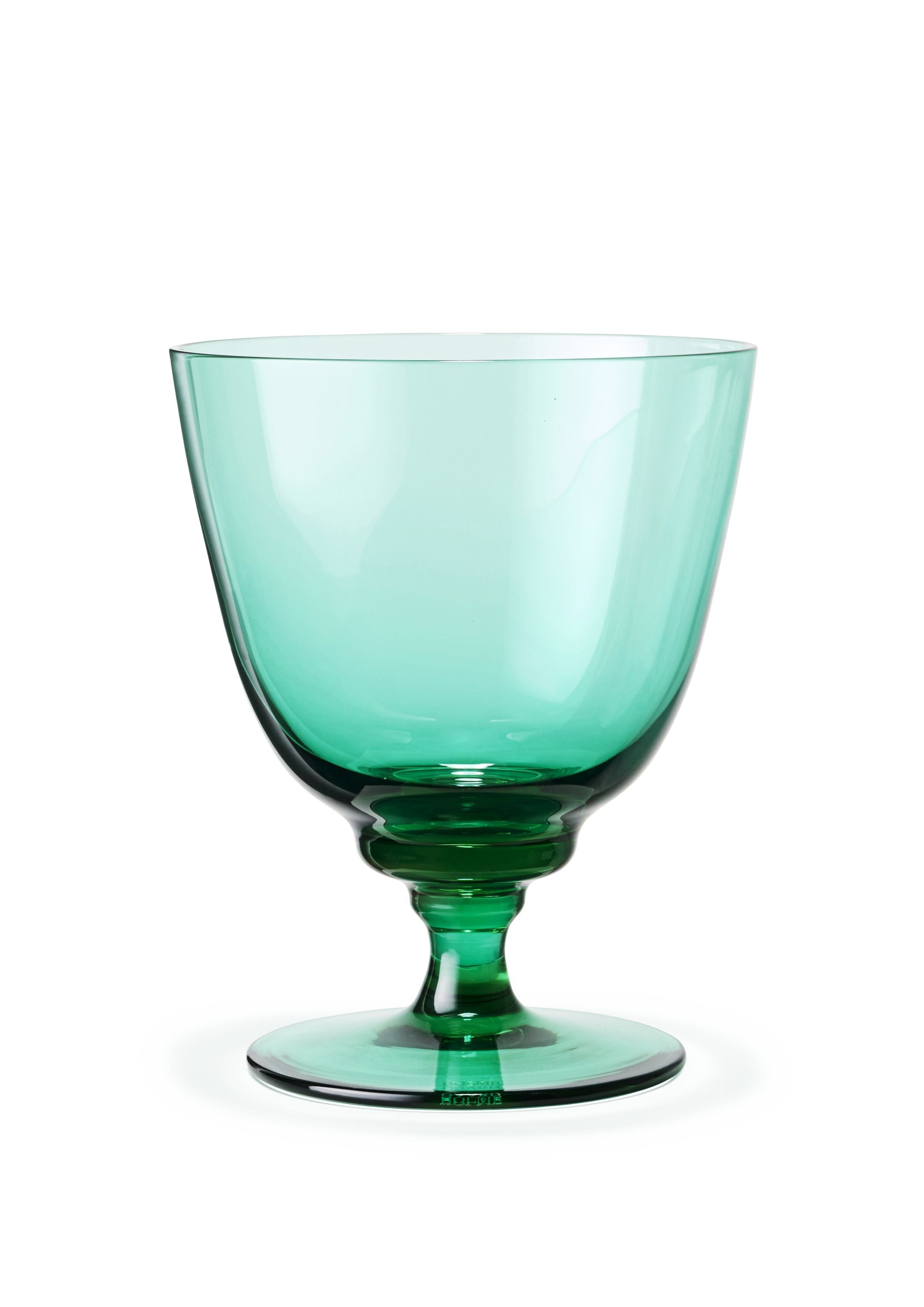 [product_category]-Holmegaard Flow Glass On Foot 35 Cl, Emerald Green-Holmegaard-5706422108748-4300488-HOL-7