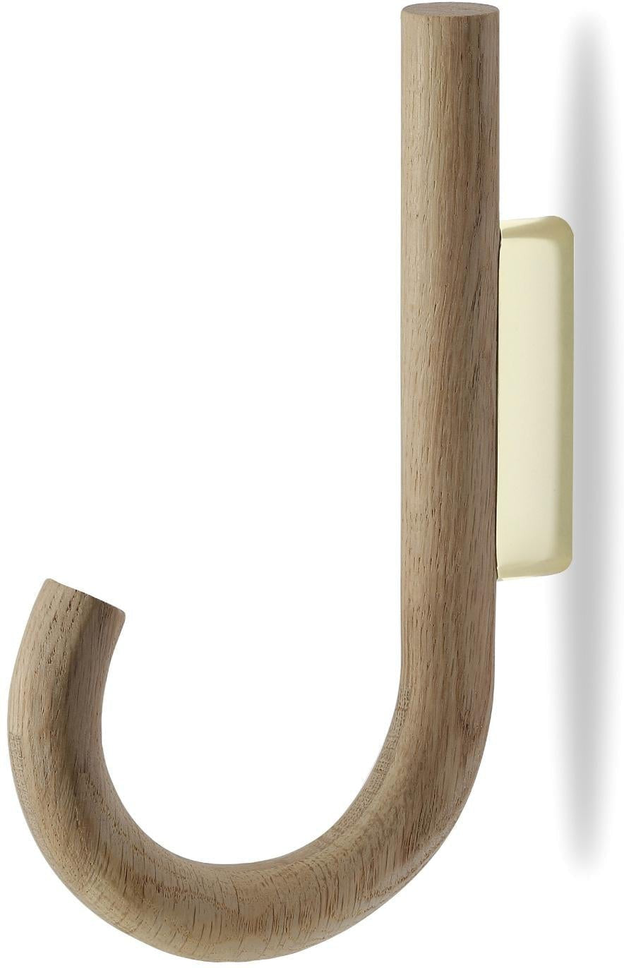 Hook Oak / Brass, 1,9cm