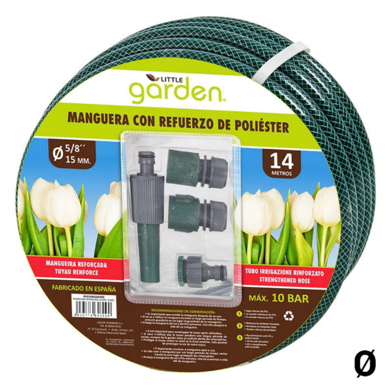 [product_category]-Hose with accessories kit Little Garden Reinforced-Bigbuy-2