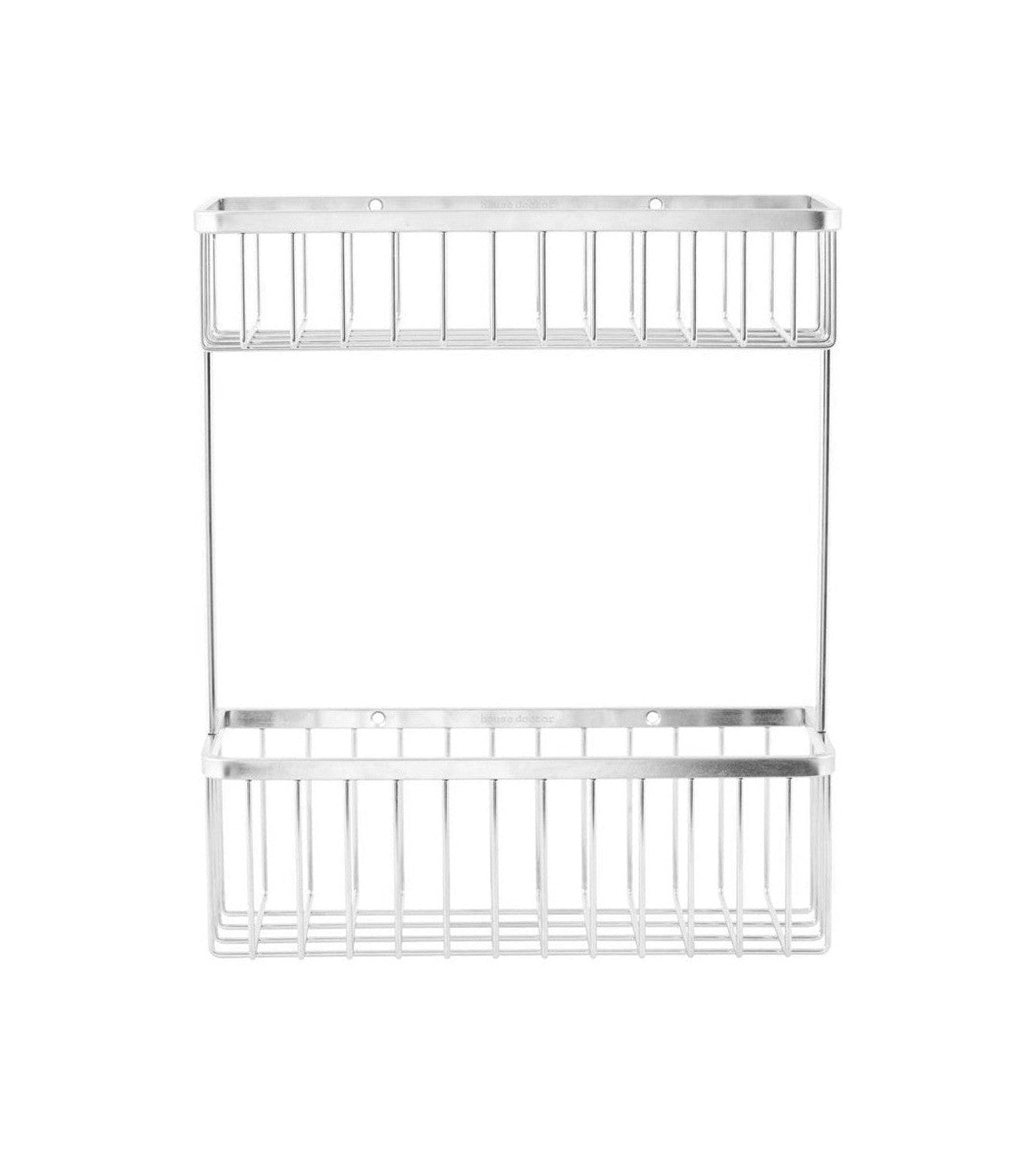 House Doctor Basket, Hdbath, Double, Silver Finish