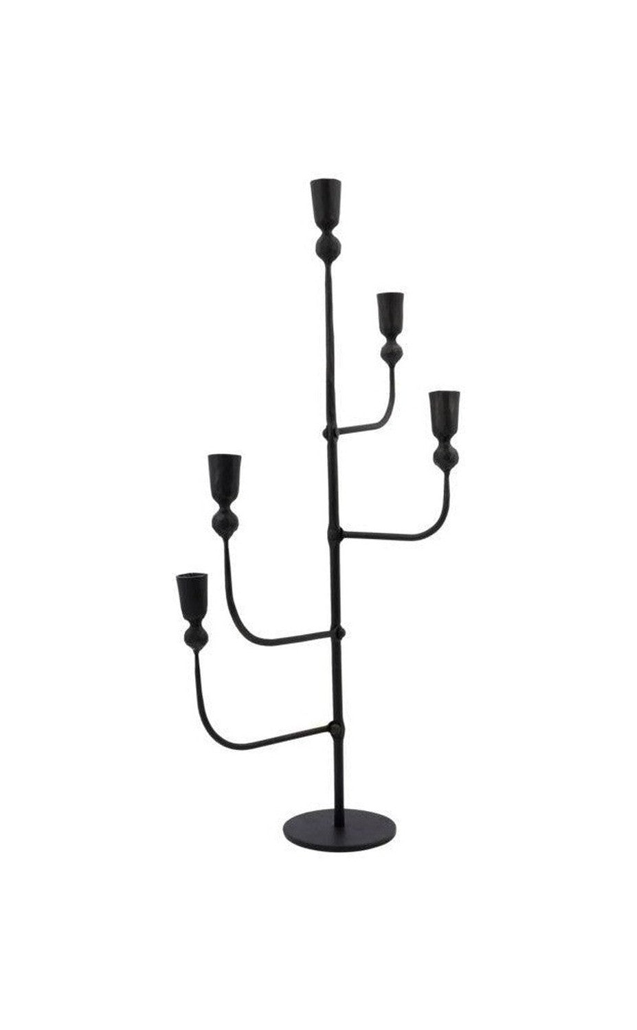 House Doctor Candle Stand w. 5 xícaras, hdira, preto