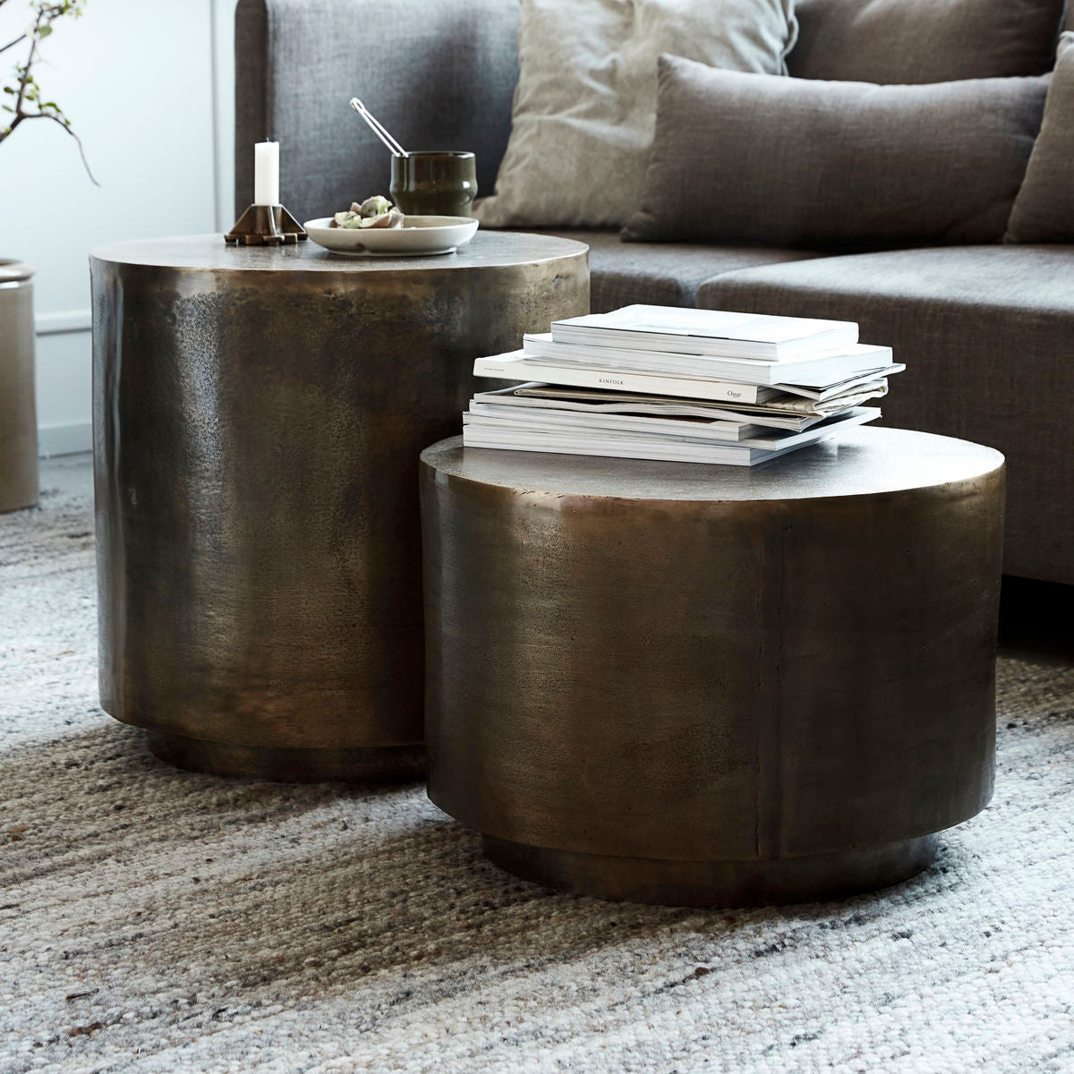[product_category]-House Doctor Coffee table, HDRota, Antique brass finish-House Doctor-5707644801035-262791012-HOU-5