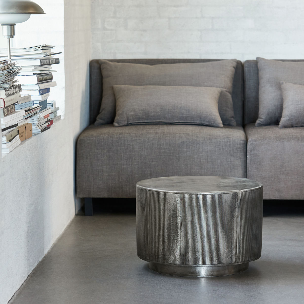 [product_category]-House Doctor Coffee table, HDRota, Brushed silver finish-House Doctor-5707644827851-262791013-HOU-4