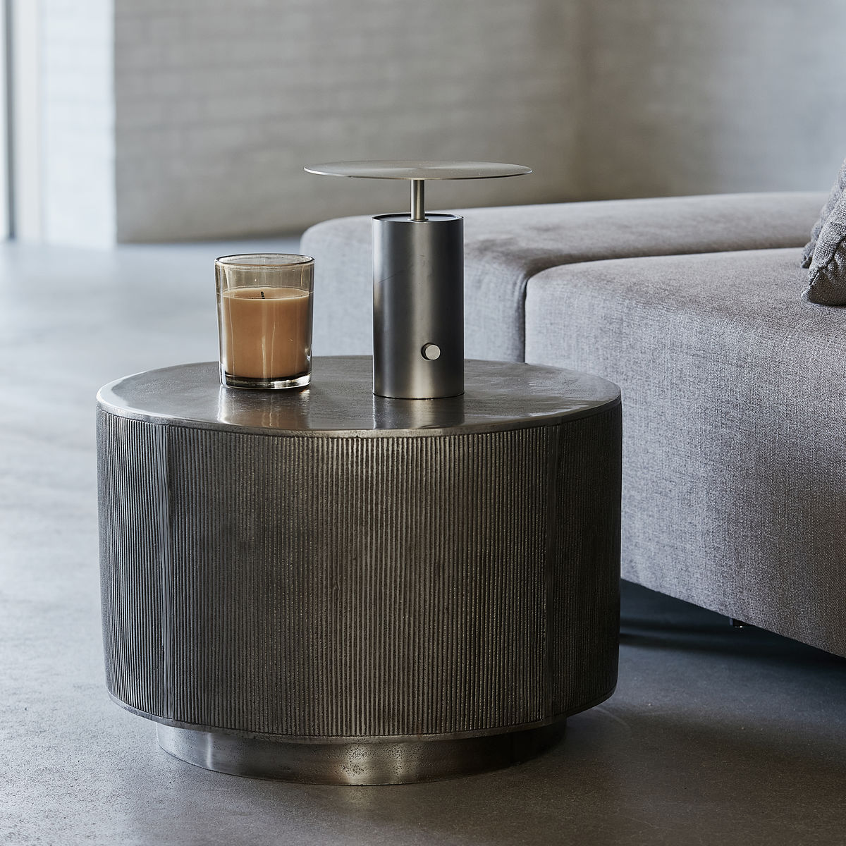 [product_category]-House Doctor Coffee table, HDRota, Brushed silver finish-House Doctor-5707644827851-262791013-HOU-6