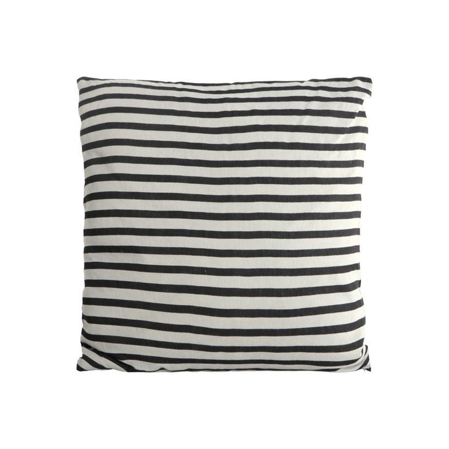 House Doctor coussin couverture, hdhdstripe, noir / gris